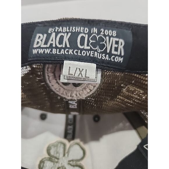 Black Cover Live Lucky Camo Cap Large/XLARGE Green Trucker Hat Mesh Back - Picture 6 of 9